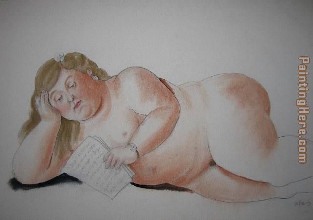 Fernando Botero The Love Letter